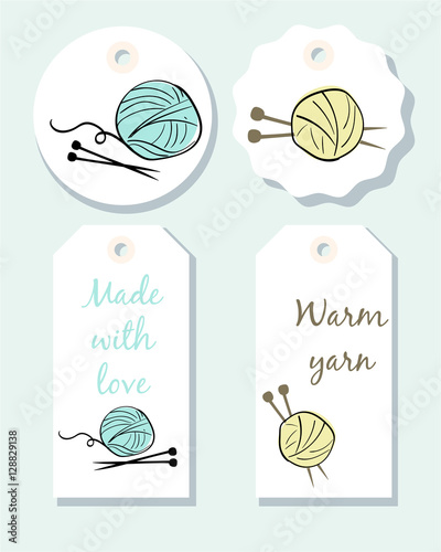 Knitting Tags for Presents and Gifts