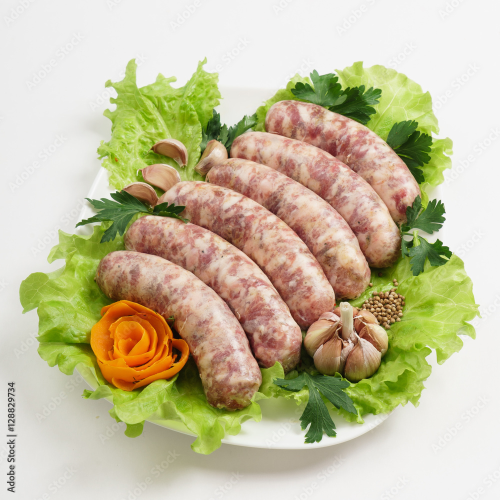 raw sausage