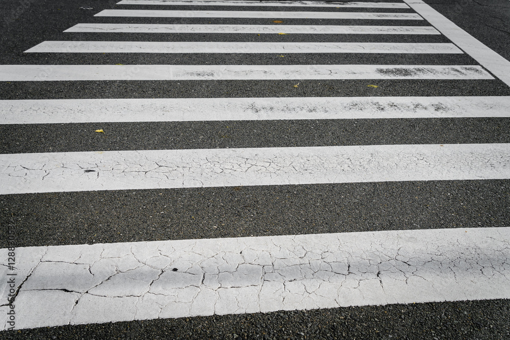 Zebra crossing road