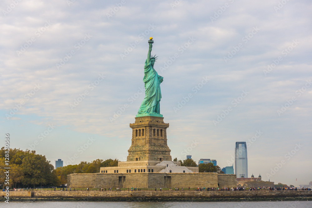 Fototapeta premium Statue of Liberty, New York City , USA .