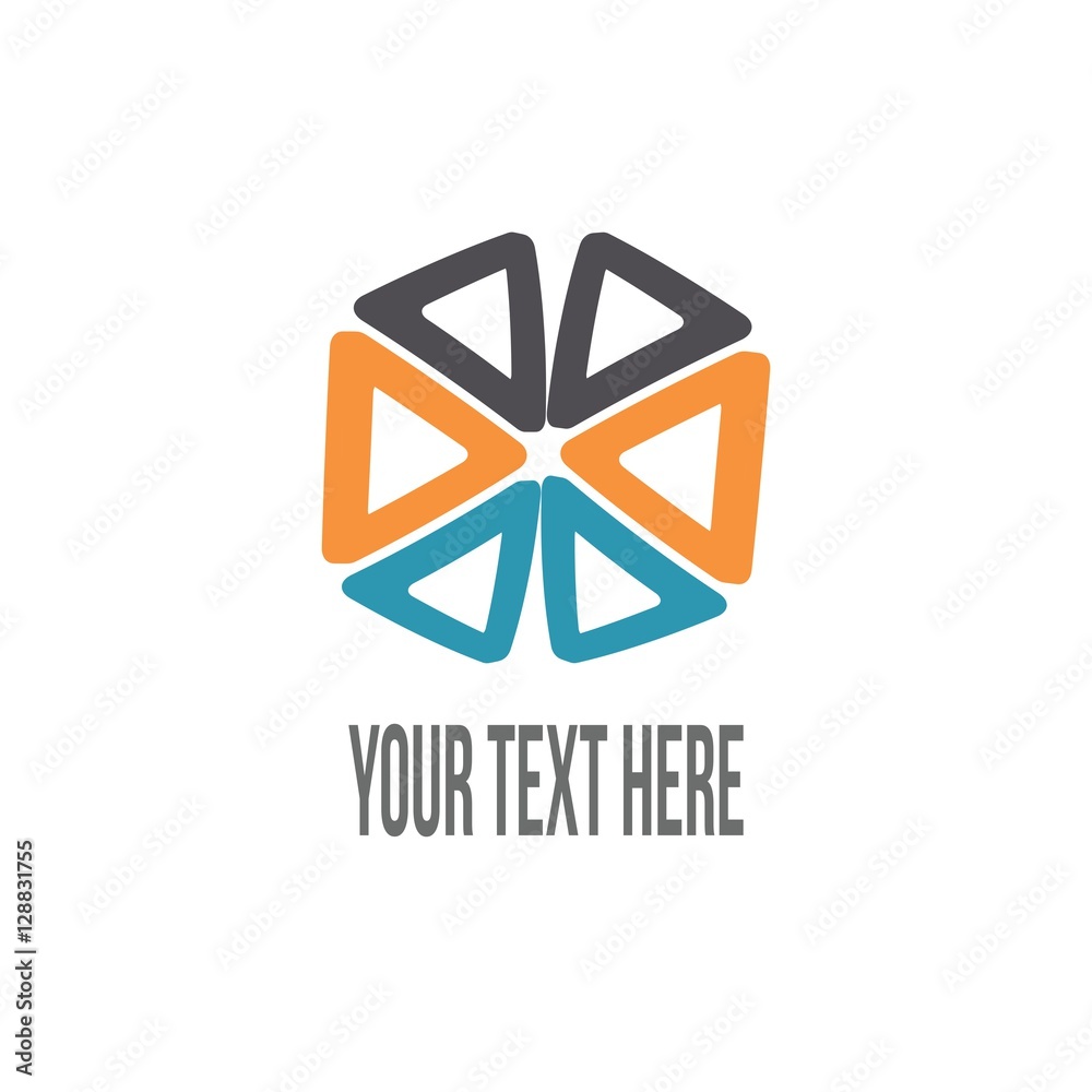 Fototapeta premium logo rotation