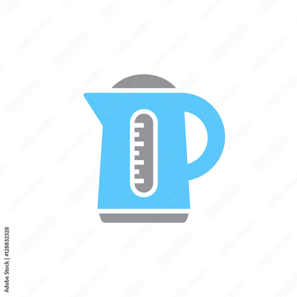 Electric Kettle, Pot icon vector, solid flat sign, colorful pictogram isolated on white, logo illustration Electric Kettle, Pot icon vector, solid flat sign, colorful pictogram isolated on white, logo illustration
