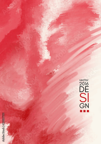 Brochure with Multicolored Blured Backgrounds.