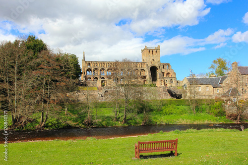 ruins of jedburgh abbey in the scotland border