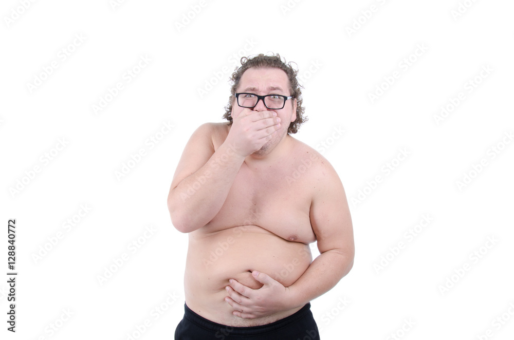 Fat guy on a diet.