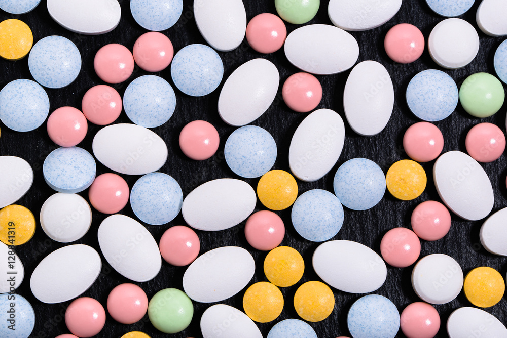 Medical medicines, pills, vitamins and supplements tablets Medical medicines, pills, vitamins and supplements tablets