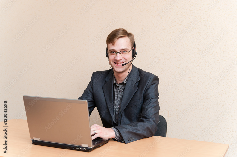 Man call centre Man call centre