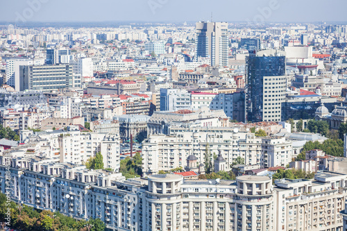 High angle view of Bucharest © bizoo_n