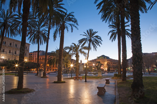Palermo - Piazza Castelnovo in morning