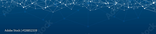 Blue Social Network Background