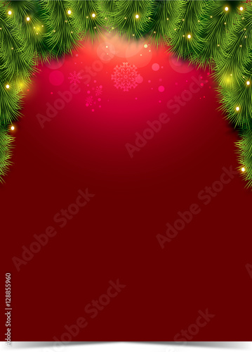 New Year and Christmas background