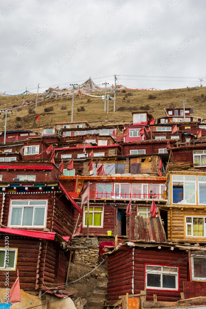 Monastery at Larung gar (Buddhist Academy) Monastery at Larung gar (Buddhist Academy)