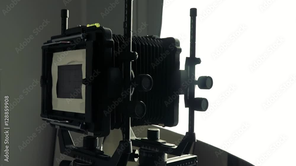 View camera with large format