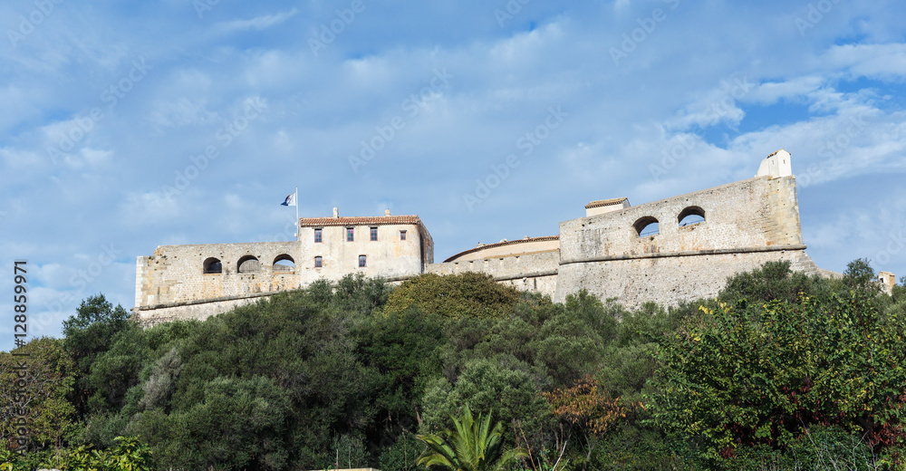 Fort Carre walls in Antibes