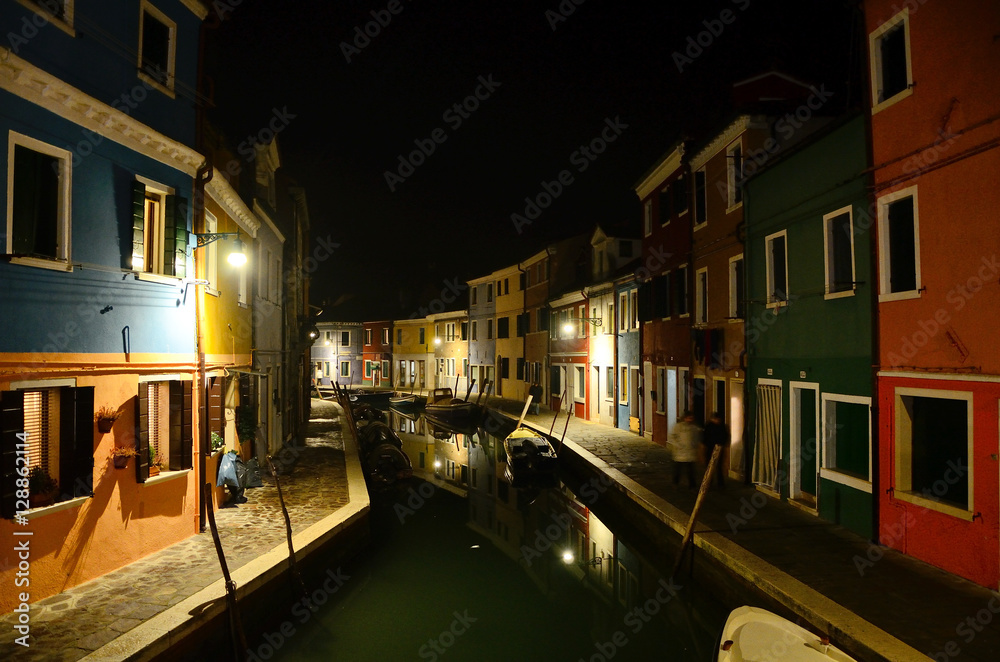 Burano. The colorful village in the Venetian Laguna Burano. The colorful village in the Venetian Laguna