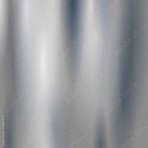 Silver texture fabric pattern. Light realistic, shiny, metallic