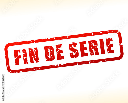 texte fin de série tamponné