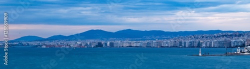city view of a greek town Thessaloniki