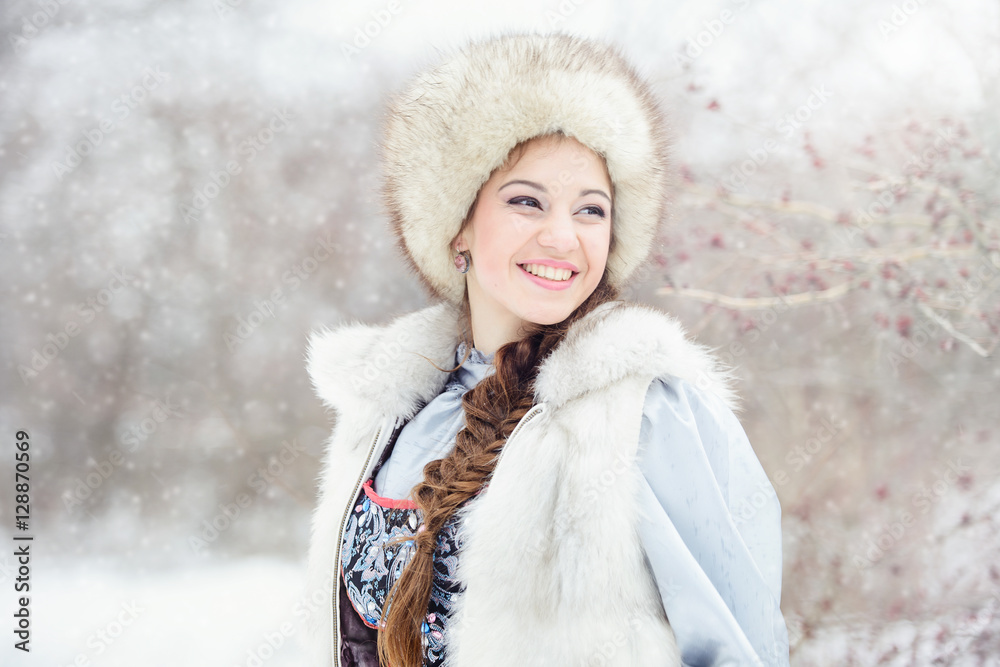 beautiful woman winter beautiful woman winter