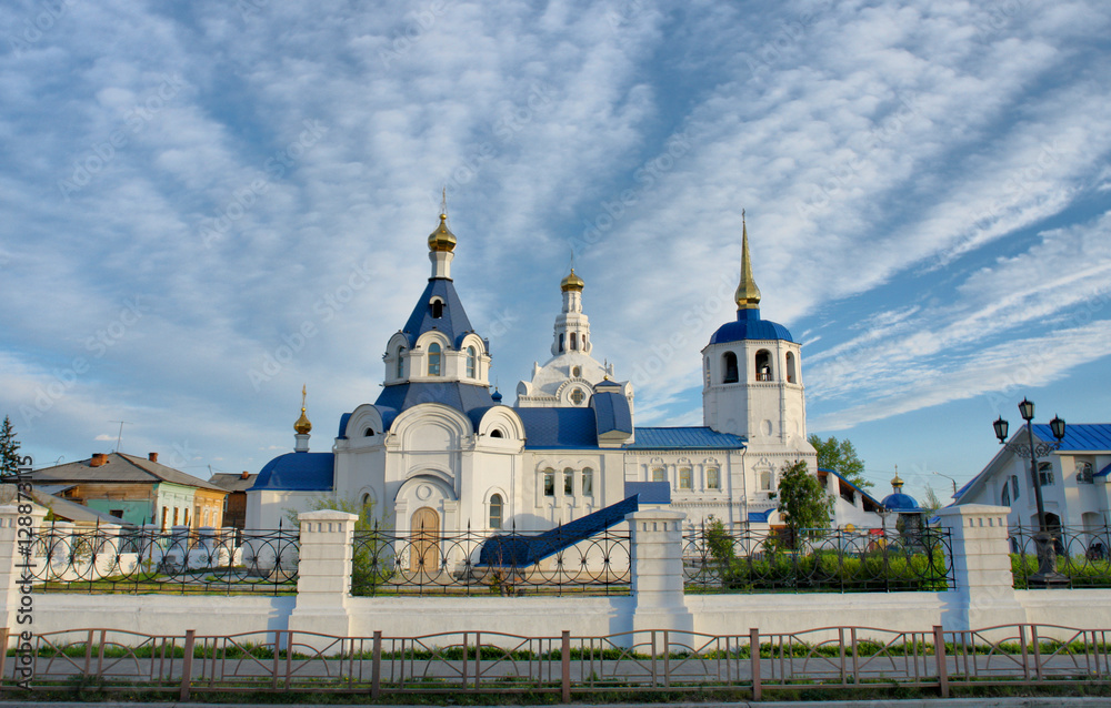 Ulan-Ude -  capital city of the Republic of Buryatia with Odigitrievsky Cathedral

