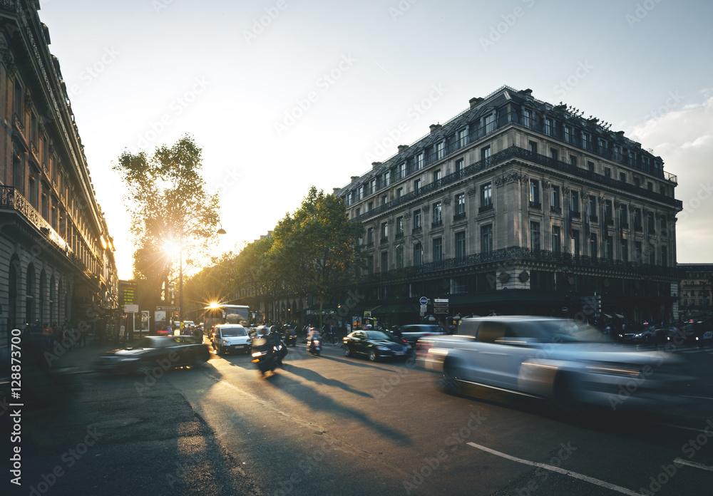 Evening light in the Streets - Paris