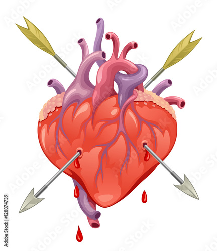 Pierced heart
