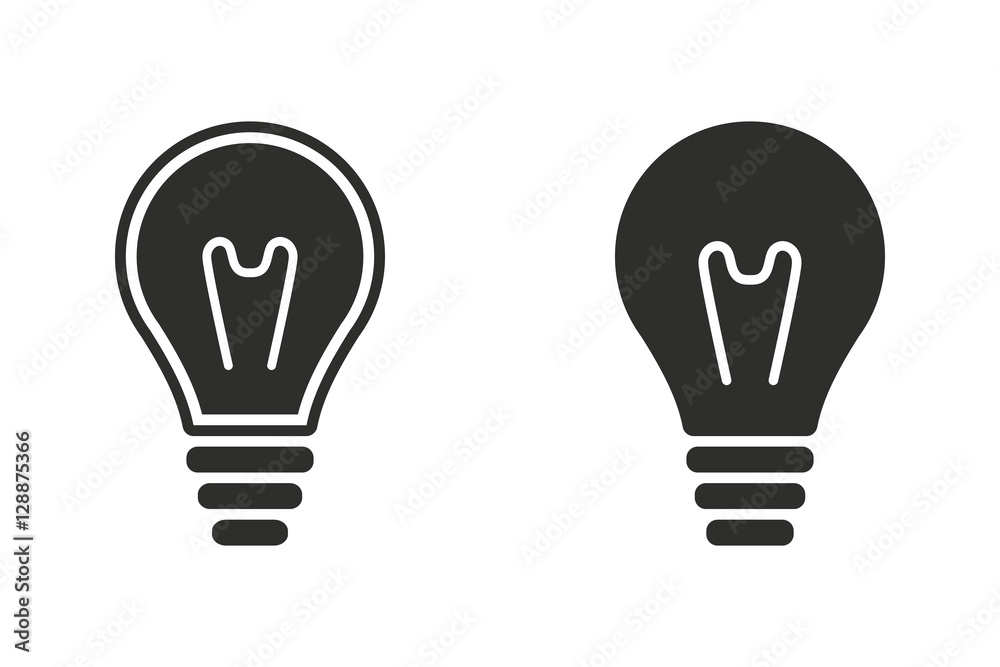 Lamp - vector icon. Lamp - vector icon.