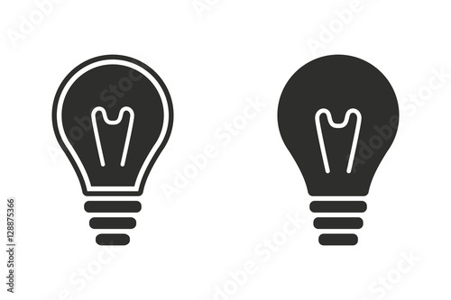 Lamp - vector icon.