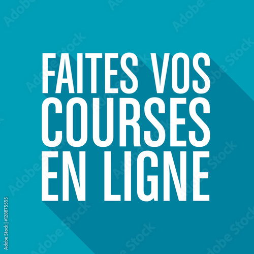 faites vos courses en ligne