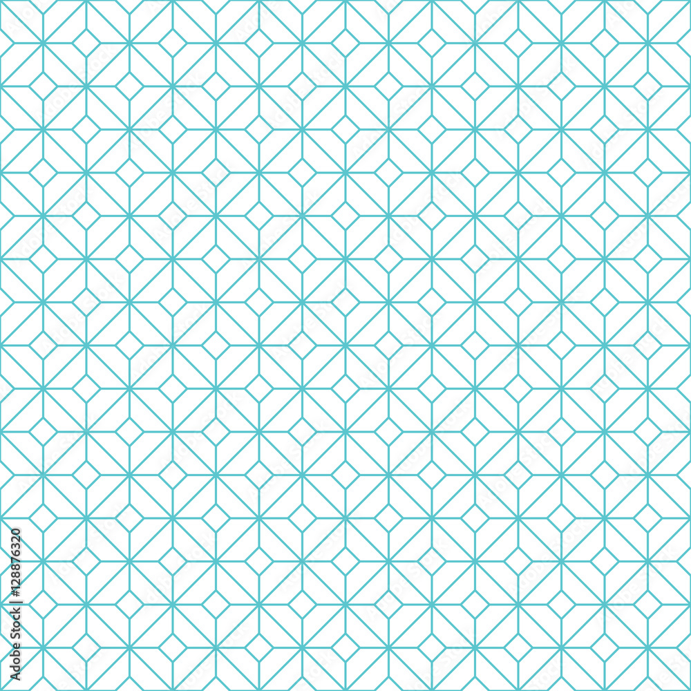 Fototapeta premium Square pattern background. Vintage retro vector design element.