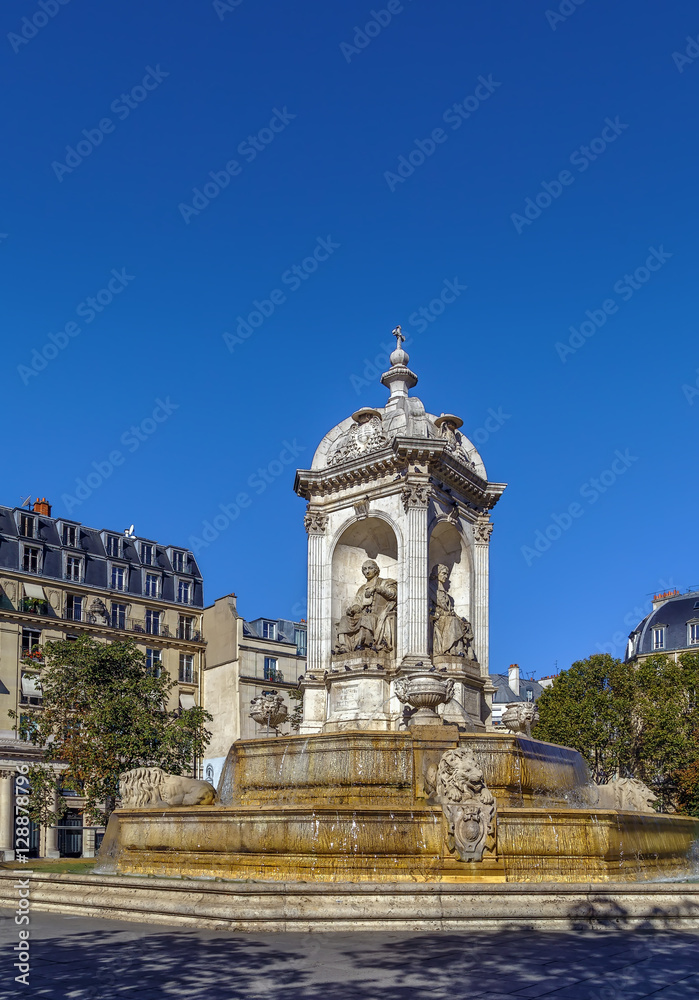 Fountain Saint-Sulpice, Paris