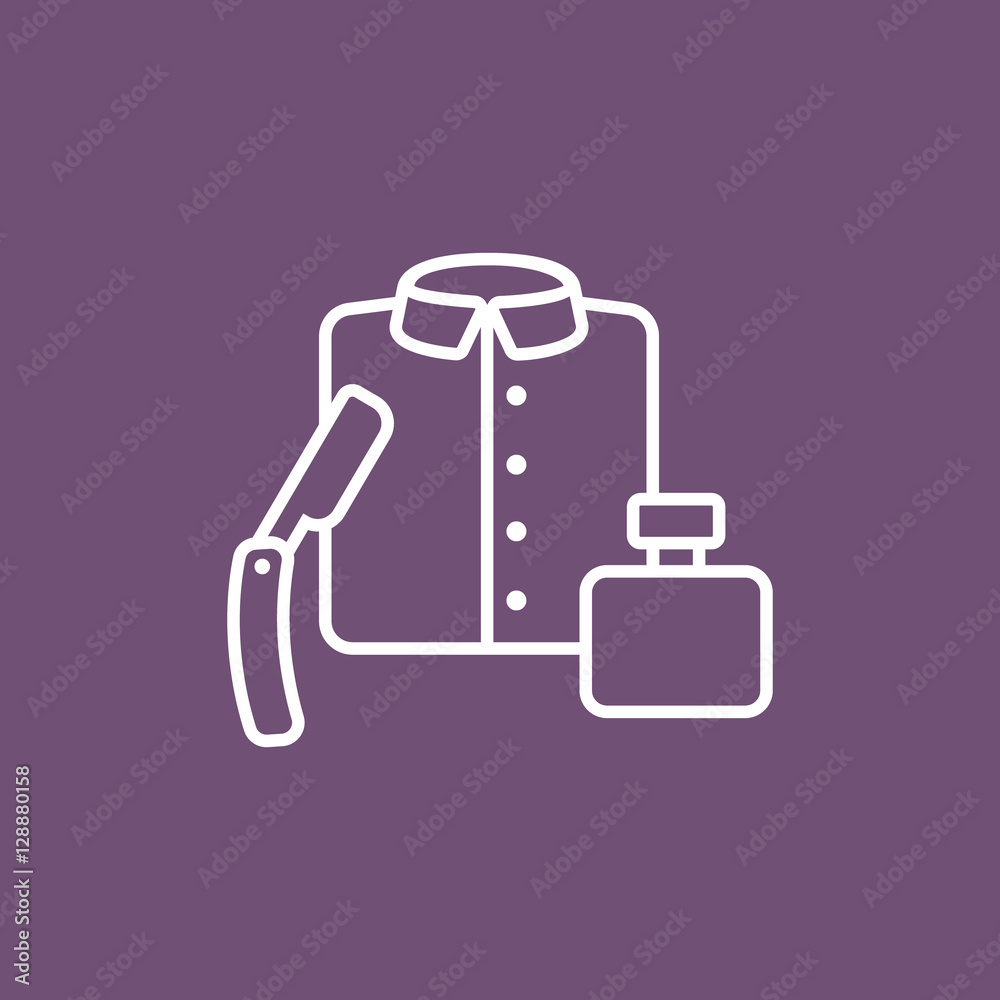 Flat icon. Gift's for man. Flat icon. Gift's for man.