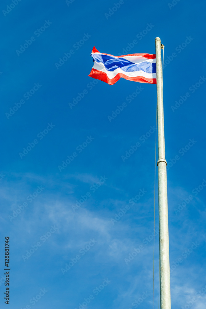 Fototapeta premium Thai flag waving