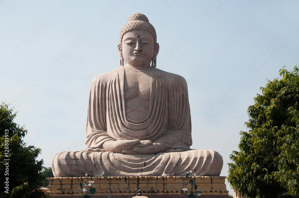 Fototapeta premium Great Buddha statue Bodh Gaya India