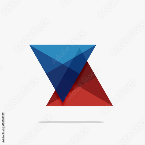 Free Download Blank triangle layout business template - GFXLoad