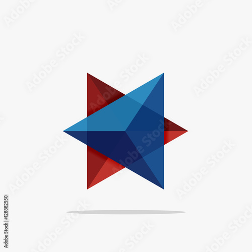 Free Download Blank triangle layout business template - GFXLoad