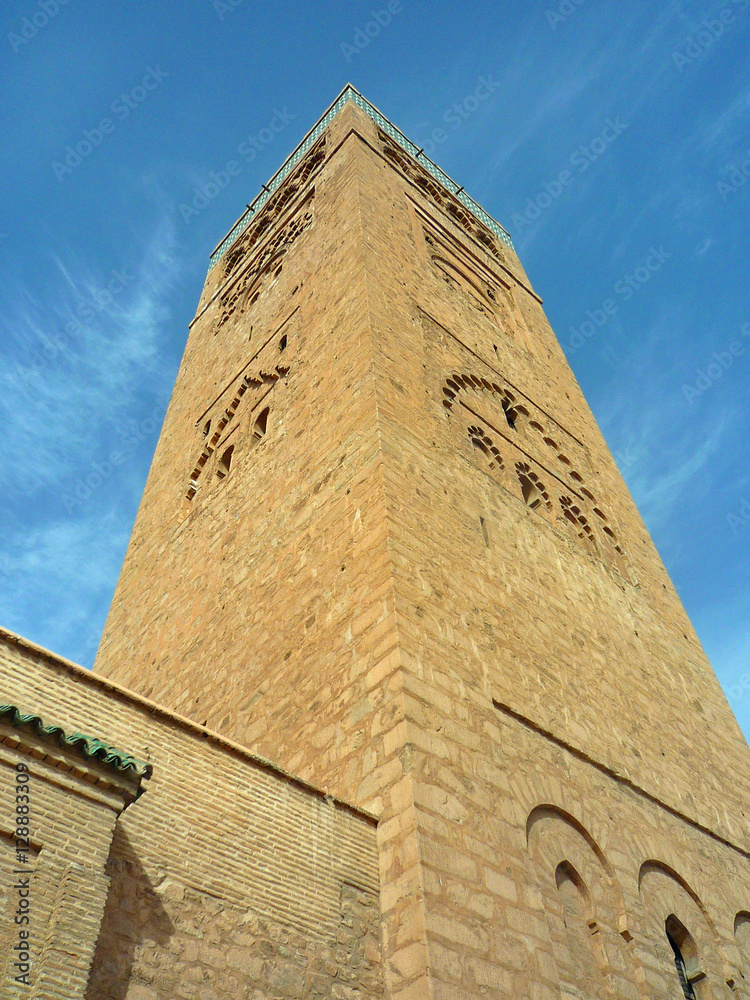 Marrakech; mosquée de la Koutoubia