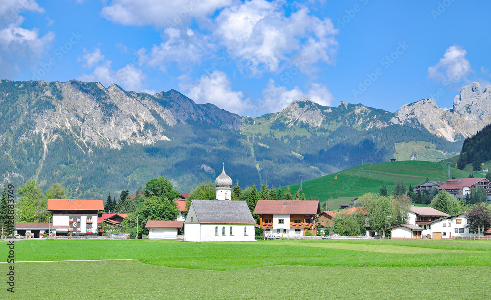 Urlaubsort Tannheim im Tannheimer Tal in Tirol,Österreich