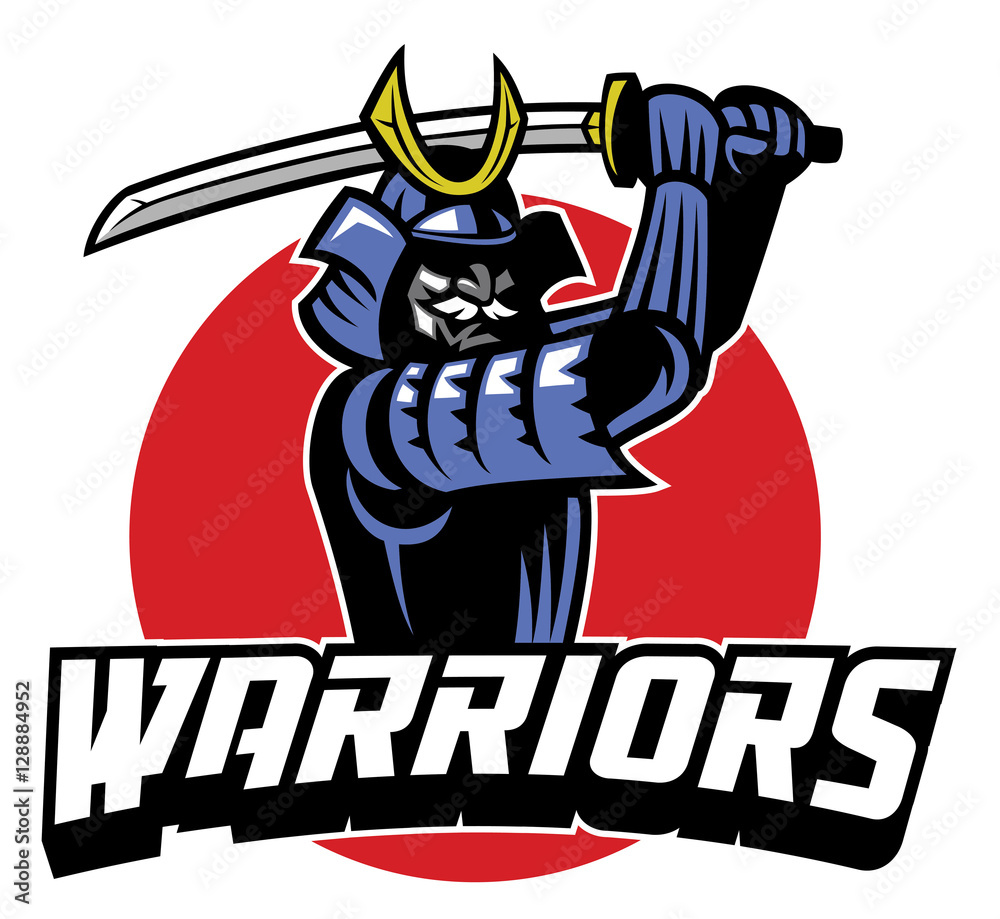 samurai warrior mascot samurai warrior mascot