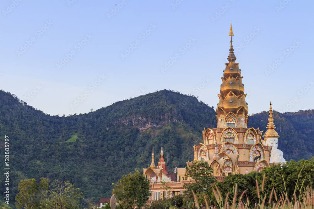 The beautiful pagoda in pha-son-kaew temple.