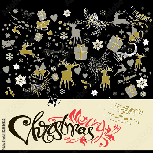  poster, banner, postcard for  Happy New Year 2017. Symbol red fire rooster of year