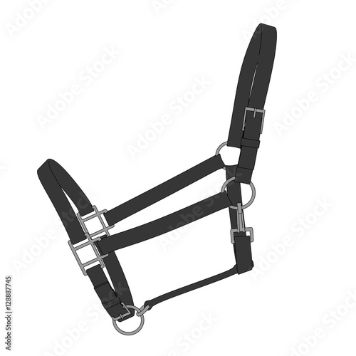 Fotografie 2d cartoon illustration of halter