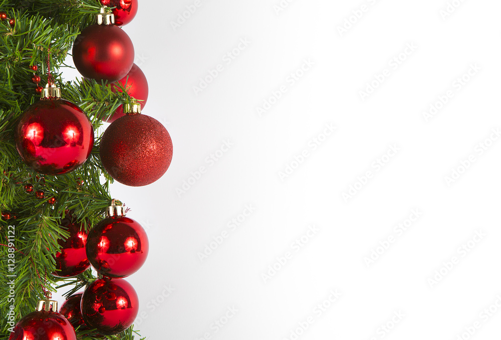 Christmas ornaments on the Christmas tree Christmas ornaments on the Christmas tree