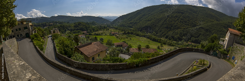 Fivizzano panorama Italy Fivizzano panorama Italy