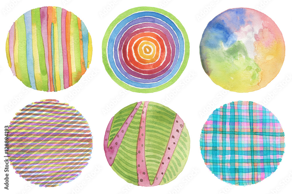 Abstract watercolor circle painted background. Texture paper. Is Abstract watercolor circle painted background. Texture paper. Is