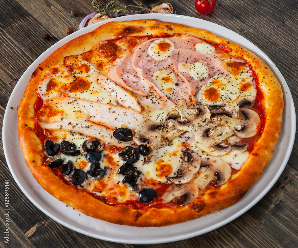 fast food. Pizza fast food. Pizza