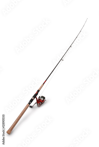 Tableau sur Toile Fishing rod with a reel