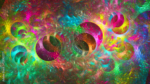 Snow Christmas ornaments glass. 3D surreal illustration. Sacred geometry. Mysterious psychedelic relaxation pattern. Fractal abstract texture. Digital artwork graphic astrology magic