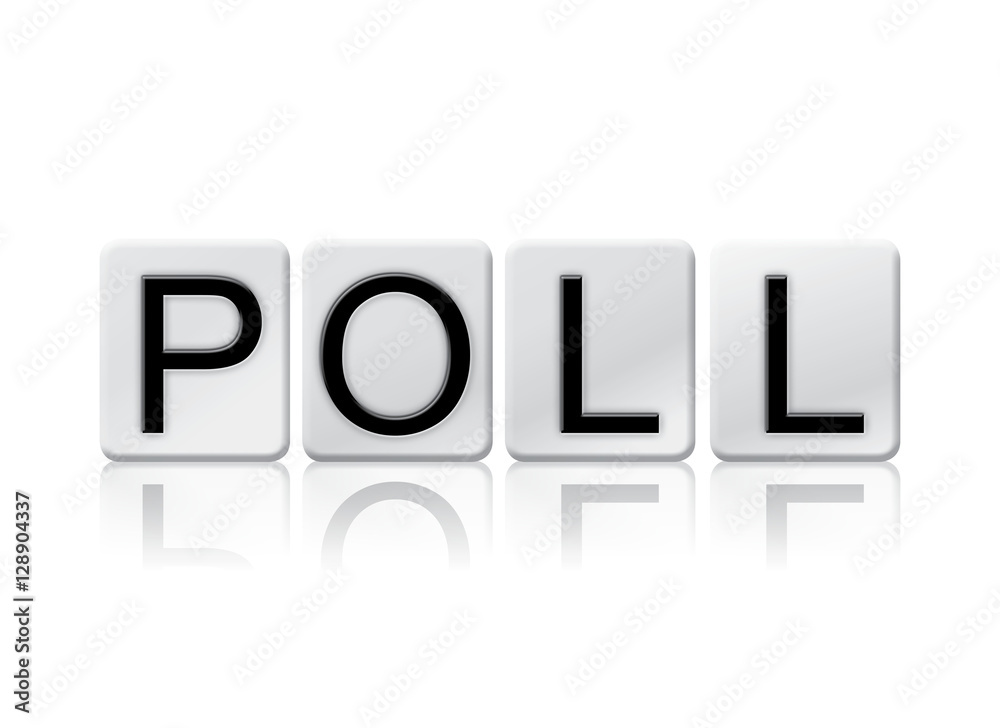Poll Isolated Tiled Letters Concept and Theme Poll Isolated Tiled Letters Concept and Theme