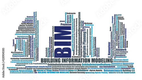 ct30 CloudText - BIM Building Information Modeling - Bauen 4.0 - city skyline - Digitalisierung - 16zu9 g4790 photo